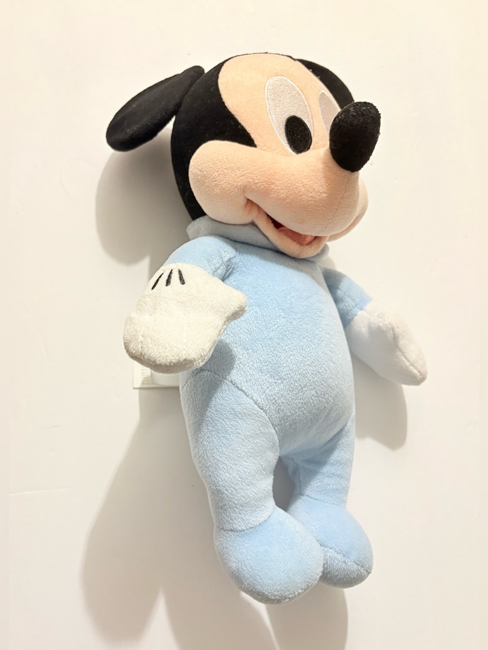 Disney Baby Mickey Plush in Light Blue Pajamas